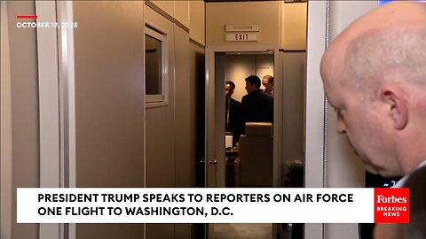 FULL AIR FORCE ONE GAGGLE: Trump Gives His Merciless Take On No Kings Protests
