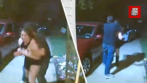 Terrifying video shows woman screaming for help during possible abduction