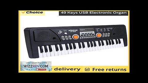 BIGFUN 37 Keys/49 Keys USB Electronic Organ Keyboard Piano Digital Music Electronic Review