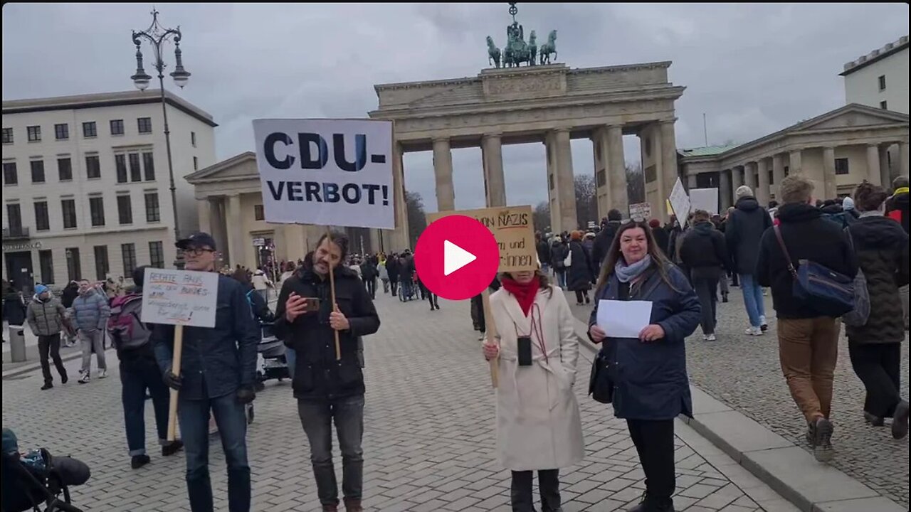 02.02.2025 - Satirischer Seitenhieb zur "Demo der Vernünftigen" am Brandenburger Tor - Berlin