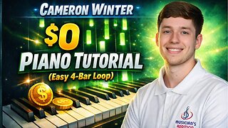 Cameron Winter - $0 Piano Tutorial (Easy 4-Bar Loop)