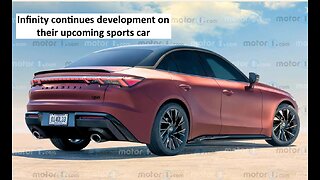 Infinity continues work on sports sedan with stick shift and twin turbo v6