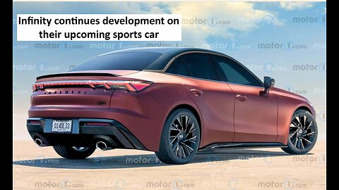 Infinity continues work on sports sedan with stick shift and twin turbo v6