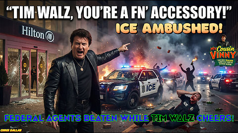 ICE Ambushed! Federal Agents Beaten While Tim Walz Cheers! Cops Fled! This Ain’t A Protest It’s War!