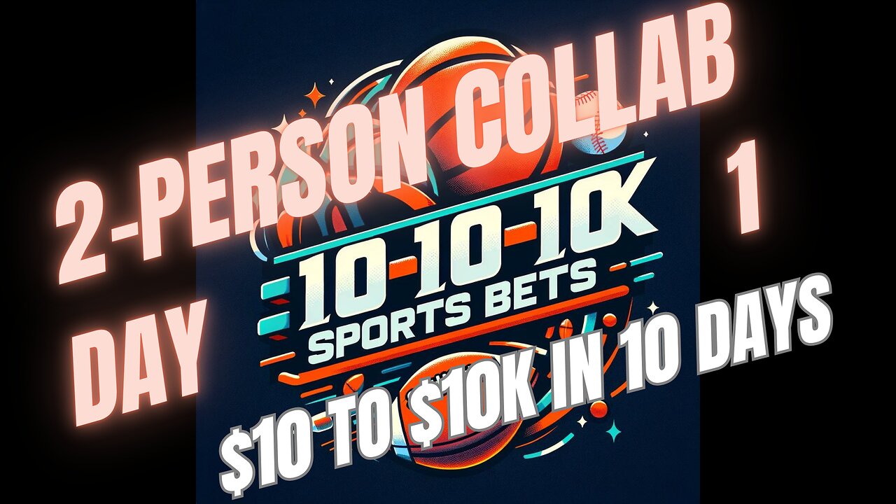 Day 1 of 2-Person NCAAF Collaboration turning $10 into $10k in 10 Days.