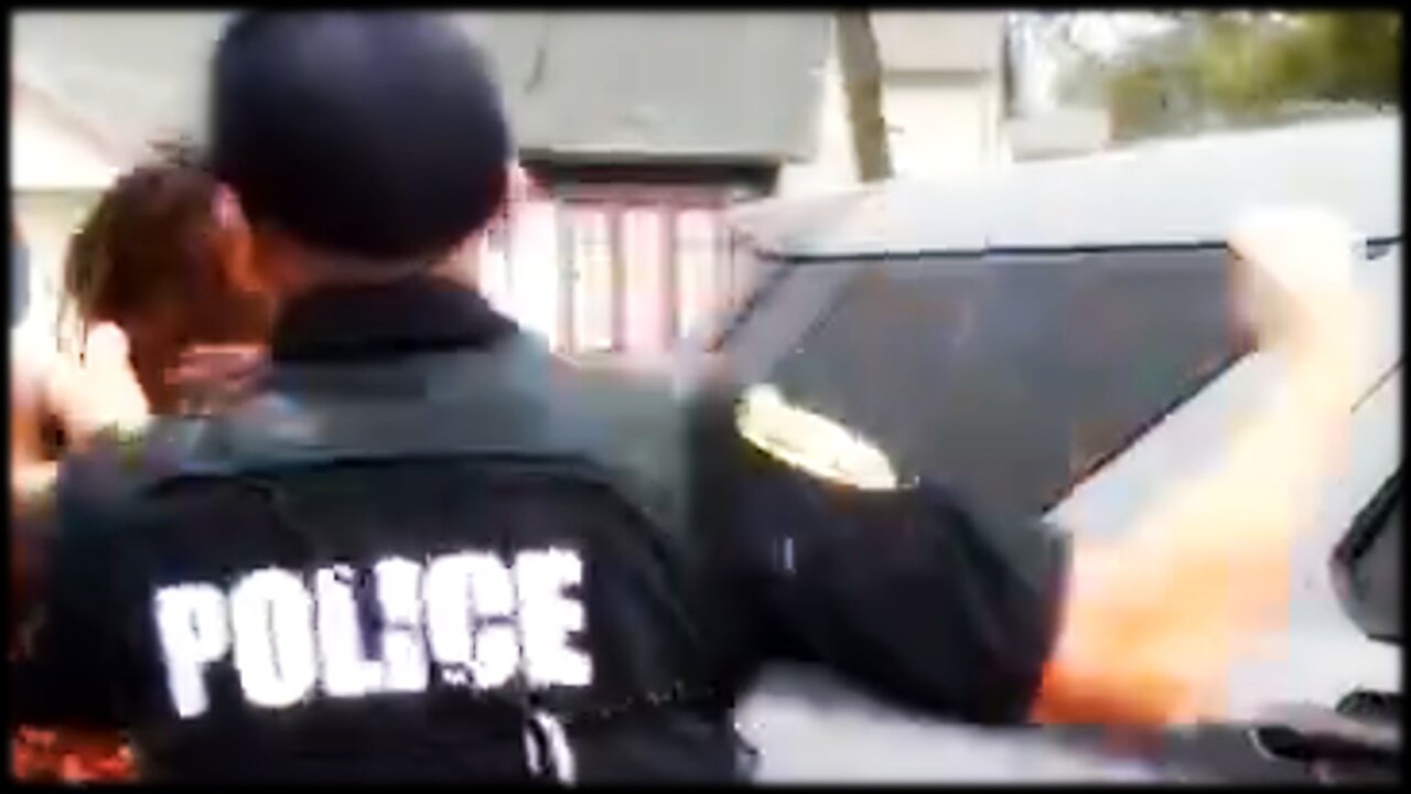 "I think I'll RESIST arrest today." FAFO