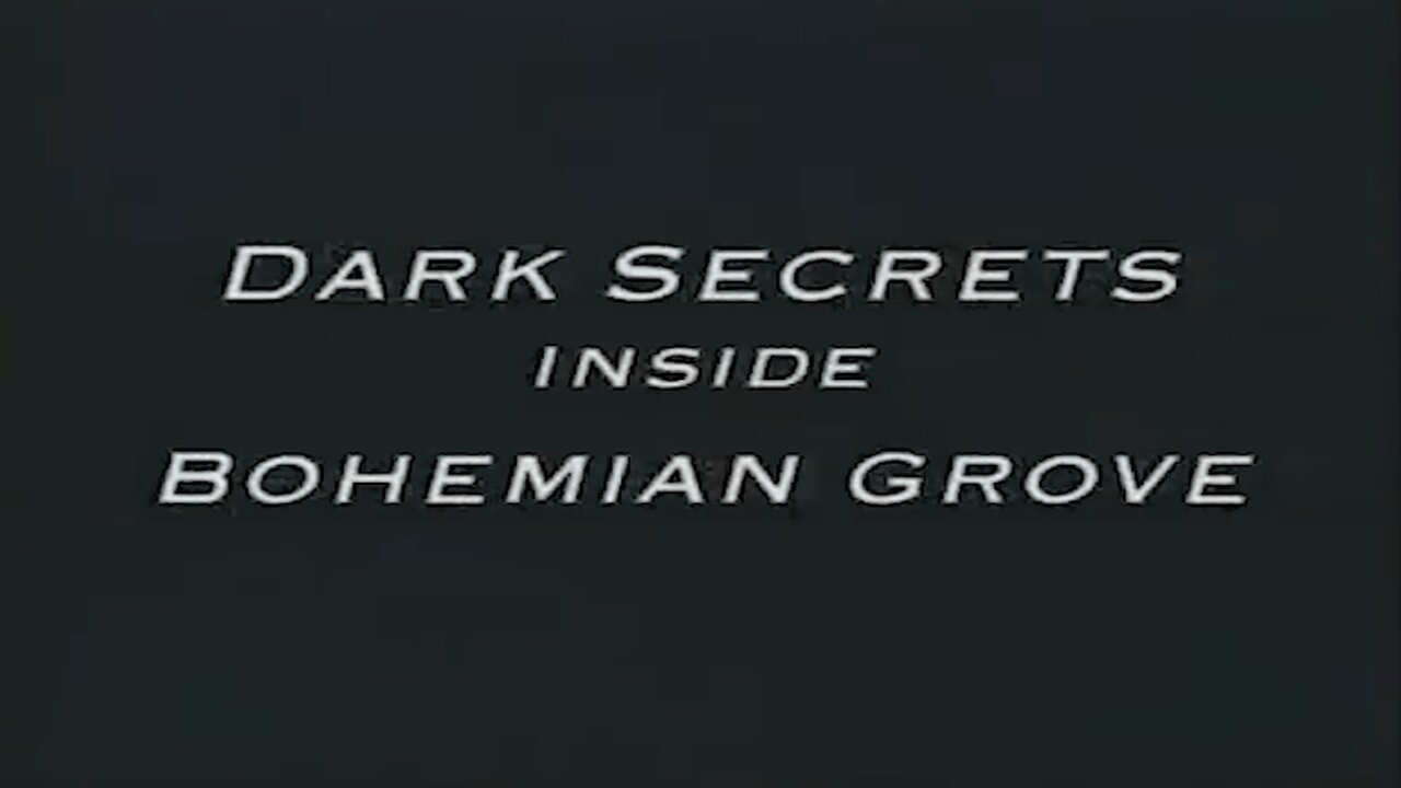 Alex Jones documetary: Dark Secrets Inside the Bohemian Grove