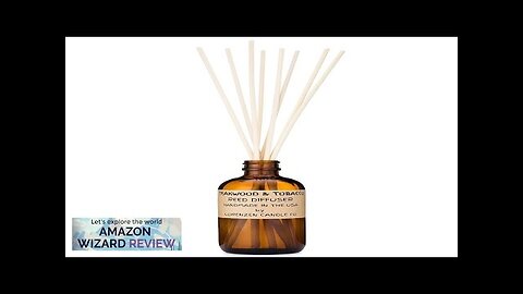 Teakwood & Tobacco Reed Diffuser Set Handmade in the USA by Review