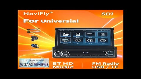 Navifly 1 Din Car Radio Stereo Universal 7-Inch HD Touch Screen Multimedia Review