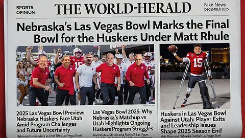 Nebraska's 2025 Las Vegas Bowl Versus Utah Marks the Final Bowl for the Huskers Under Matt Rhule