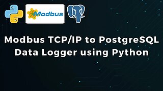[BASIC] Modbus TCP/IP Device Data Logging to PostgreSQL Database using Python