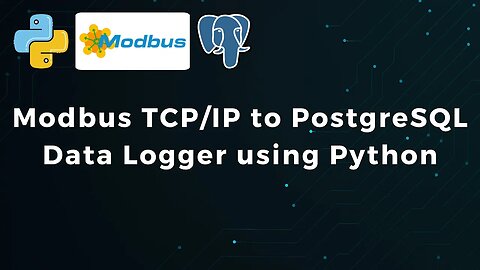 [BASIC] Modbus TCP/IP Device Data Logging to PostgreSQL Database using Python