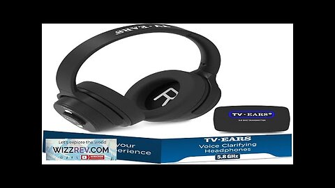 TV · EARS 5.8 GHz Wireless Headphones System for TV Voice Review