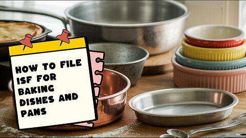 How To File ISF For Baking Dishes And Pans
