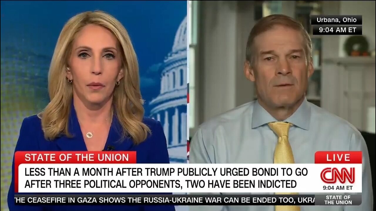 Rep Jim Jordan: DOJ Is Applying Facts To The Law!