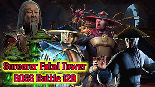 MK Mobile. Sorcerers Fatal Tower BOSS Battle 120