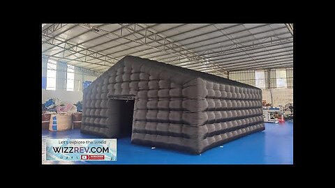 Inflatable Cube Wedding Tent Square Gazebo Event Room Large Black Mobile Portable Review