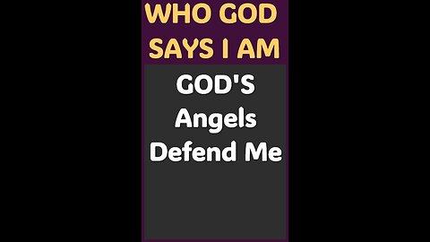 GOD'S ANGELS DEFEND ME #wordofgod #Jesus #God #spirituality #protection #blessings #win #rescue