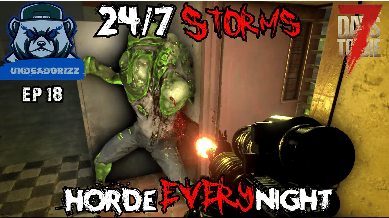 7 Days to Die 24/7 Storms + Horde Every Night | Ep18 – NAVESGANE HS!