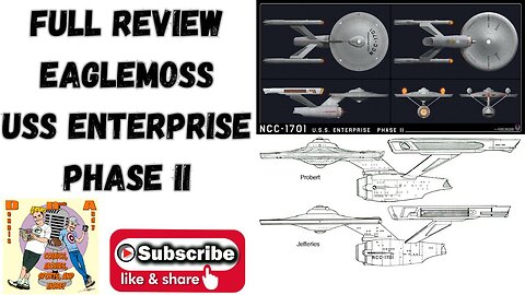 Star Trek Eaglemoss Starships Replica | NCC-1701 Phase II Enterprise #FullReview