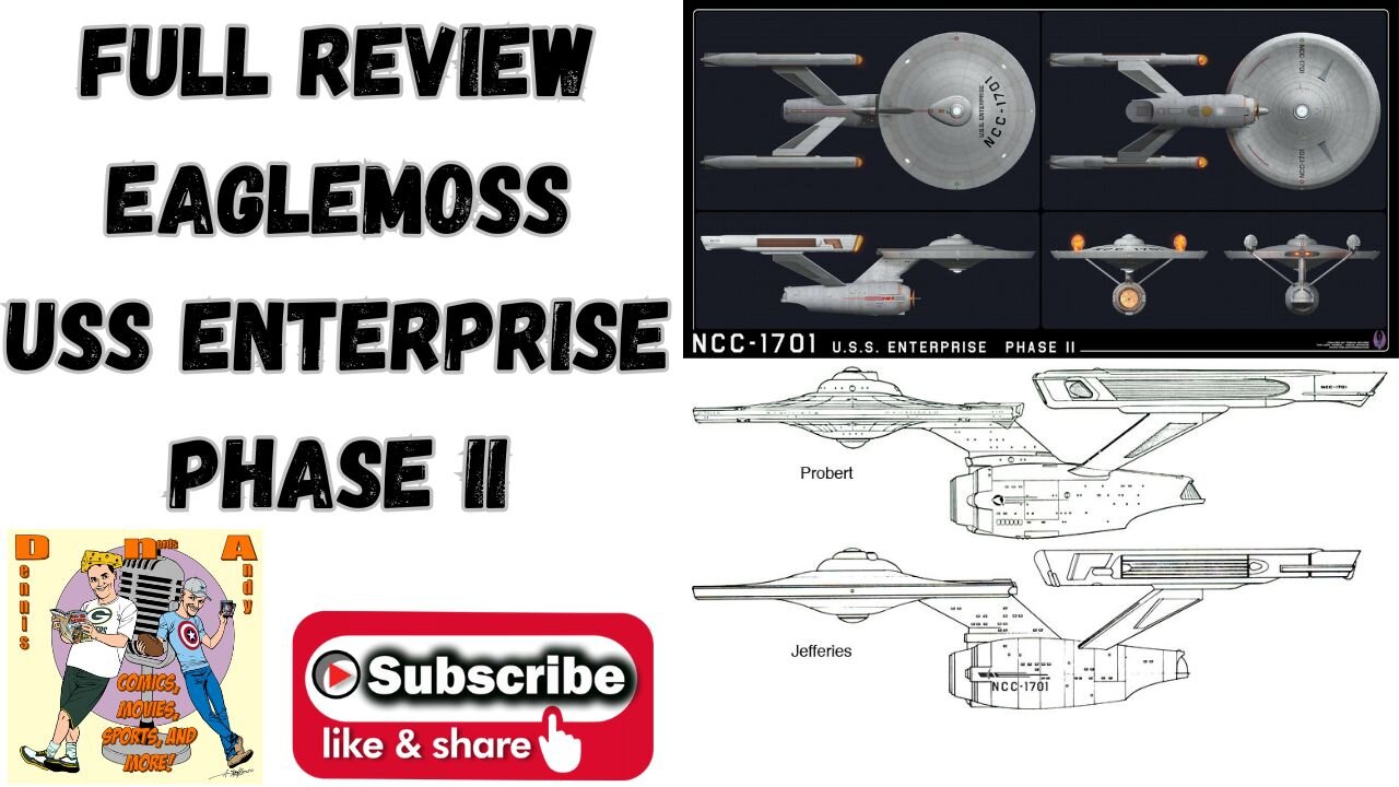 Star Trek Eaglemoss Starships Replica | NCC-1701 Phase II Enterprise #FullReview