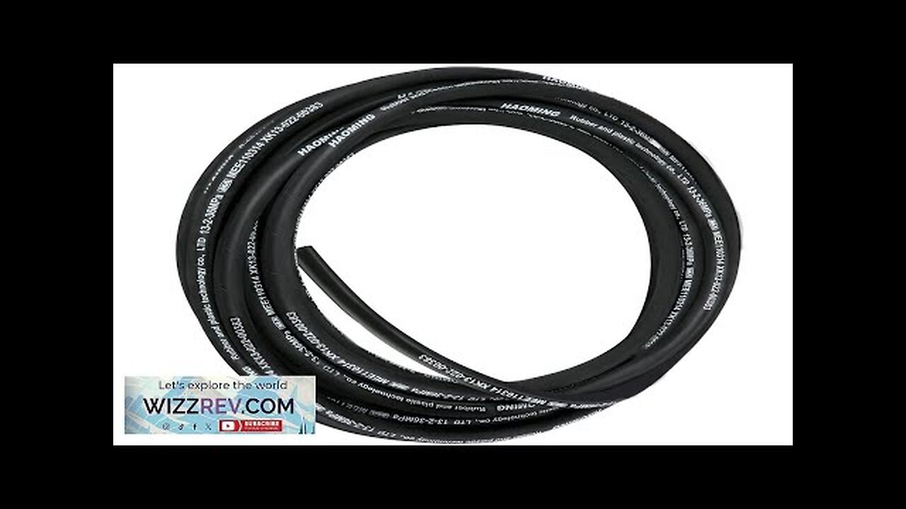 VEVOR Hydraulic Hose 50 Feet Rubber Hydraulic Hoses with 2 High-Tensile Steel Review