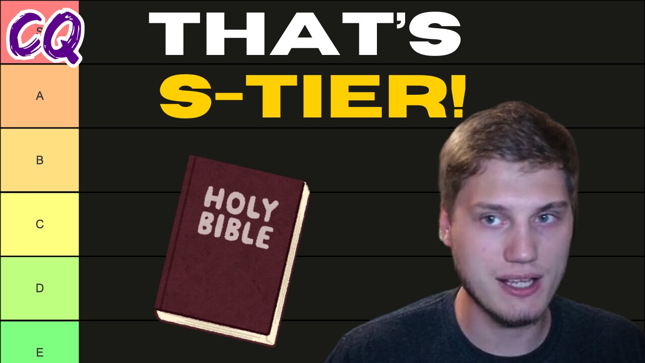 The S-TIER Books of the BIBLE