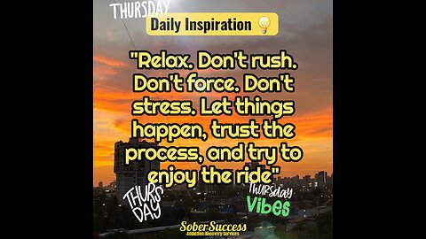🗣Trust The Process & Always Enjoy The Ride‼️💪#DailyInspiration #MorningQuote #SoberCoach #Quotes