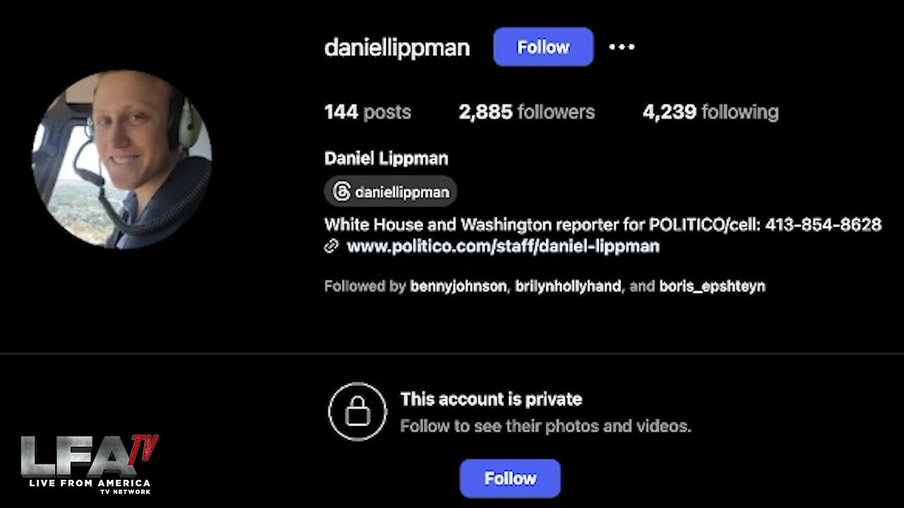 LFA TV CALLS OUT LYING POLITICO REPORTER!