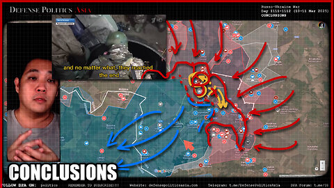 [ Ukraine Conclusions ] MASSIVE COLLAPSE CONFIRMED; 1/2 of Kursk Front LOST; Russia flags everywhere