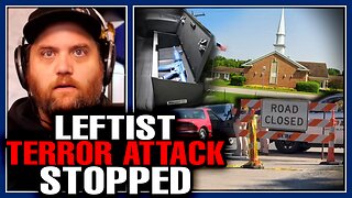 Armed Man BLASTS Through Police Barricade Dressed In Black At Mormon Church That Was Burned Down!