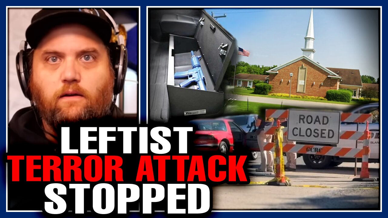 Armed Man BLASTS Through Police Barricade Dressed In Black At Mormon Church That Was Burned Down!