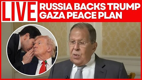 ISRAEL HAMAS PEACE LIVE | Russia Backs Trump’s Gaza Plan, Lavrov Blames West for Genocide