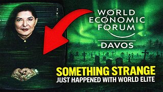 SOMETHING STRANGE JUST HAPPENED AT DAVOS!!!
