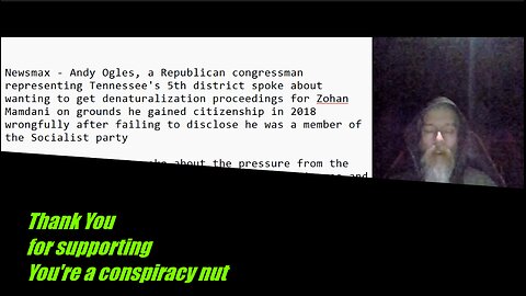 Denaturalization proceedings-Zohan Mamdani, Late Shows aren't funny, Gov. paid to break up families