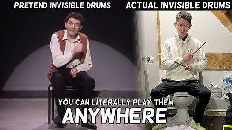 Drum Transcription: Mr. Bean's "Invisible Drum Kit"