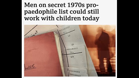 PIE - Men on secret 1970s Pro-Paedophile list could still work with children today...