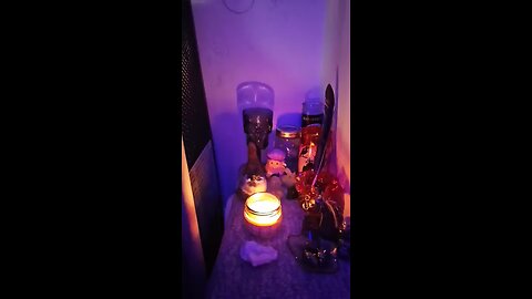 Finally, set up Loki's mini alter at our new place!