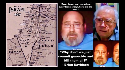 Jim Fetzer Fosters Antisemite Brian Davidson Incitement To Violence Hate Speech Palestine Israel Lie