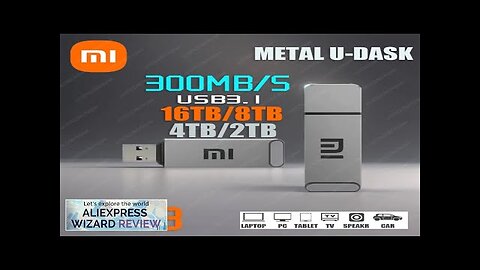 Xiaomi 16TB USB 3.1 Flash Drives 2TB High-Speed Transfer Metal Pendrive Memory Review