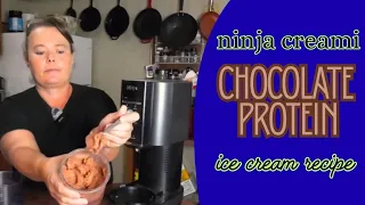 Ninja Creami Chocolate Protein Ice Cream Recipe