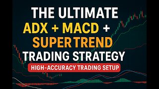 The Ultimate ADX + MACD + SuperTrend Trading Strategy | High-Accuracy Trading Setup