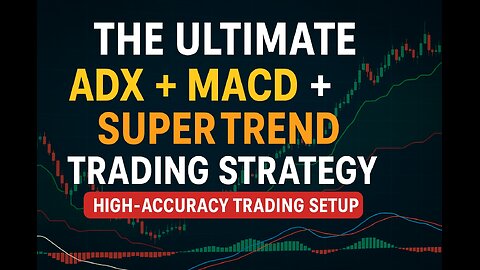 The Ultimate ADX + MACD + SuperTrend Trading Strategy | High-Accuracy Trading Setup