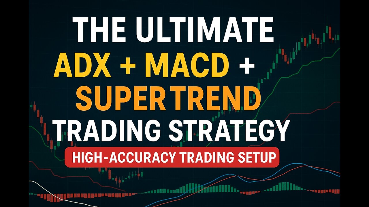 The Ultimate ADX + MACD + SuperTrend Trading Strategy | High-Accuracy Trading Setup