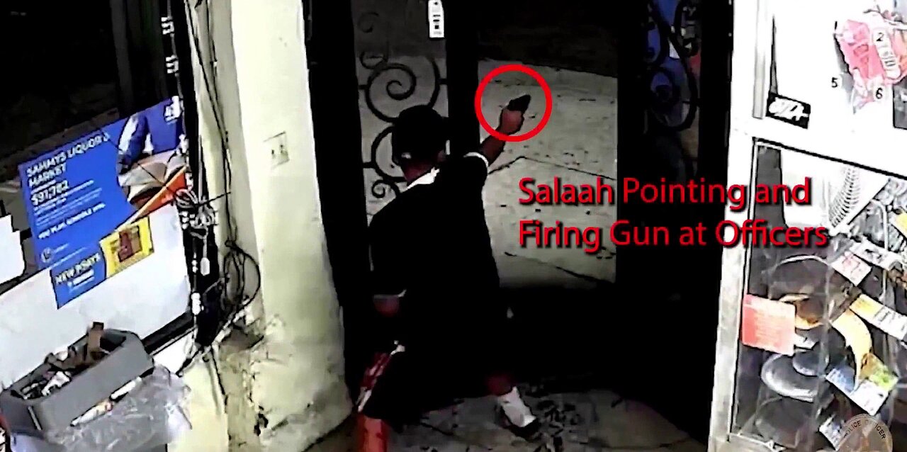 Body Cam of Shootout Inside Liquor Store Between LAPD And Suspect