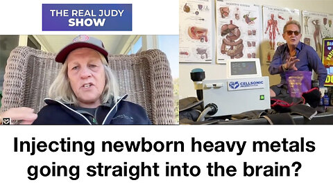 Injecting newborn heavy metals going straight into the brain?