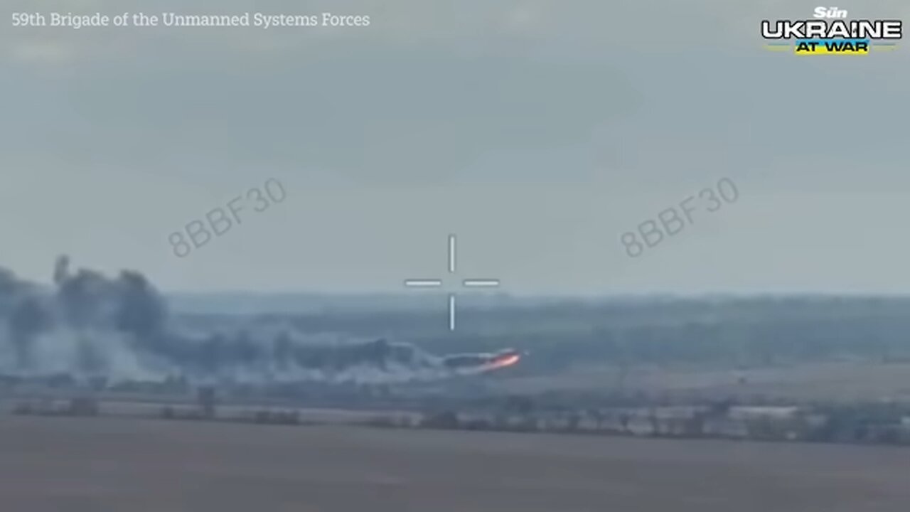 Ukrainian drone SHOOTS DOWN Russian combat chopper in explosive strike
