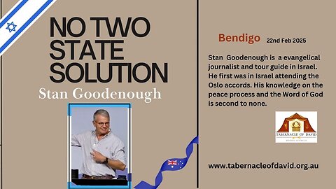 Stan Goodenough - No Two State Solution