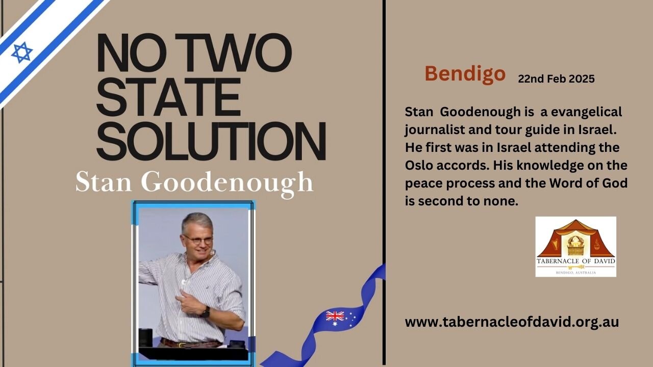 Stan Goodenough - No Two State Solution