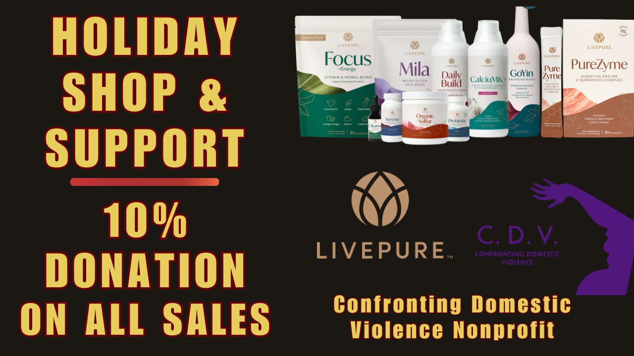 BLACK FRIDAY SPECIALS - Holiday Shop & Support Virtual Event! 10% Of Sales